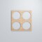 Ekena Millwork Medium Wembley Decorative Fretwork Wood Wall Panels, Alder, 15 3/8"W x 15 3/8"H x 3/8"T WALW16X16X0375WEMAL - alternate 6